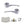 Status Arizona Door Handle Pack (Latch Set - 2.5