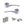 Status Arizona Door Handle Pack (Latch Set - 2.5