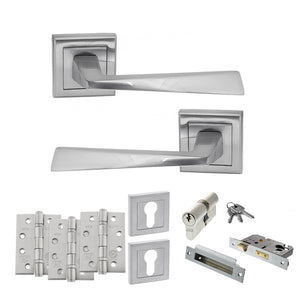 Status California Door Handle Pack (Euro Lock Set - 3