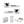 Status Kansas Door Handle Pack (3 Lever Lock Set - 2.5