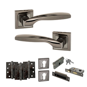 Status Oklahoma Door Handle Pack (Euro Lock Set - 3