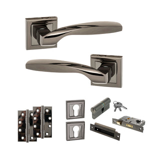 Status Oklahoma Door Handle Pack (Euro Lock Set - 3