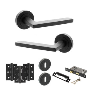 Status Alaska Door Handle Pack (3 Lever Lock Set - 3