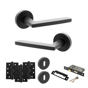 Status Alaska Door Handle Pack (3 Lever Lock Set - 2.5