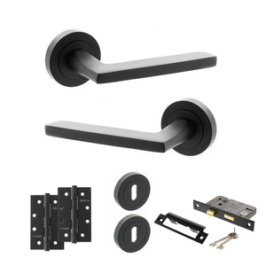 Status Alaska Door Handle Pack (3 Lever Lock Set - 2.5