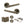 Status Nebraska Door Handle Pack (3 Lever Lock Set - 3