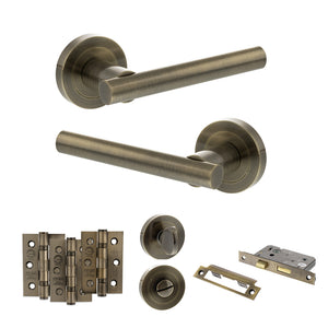 Status Nebraska Door Handle Pack (Bathroom Set - 3