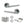 Status Nebraska Door Handle Pack (3 Lever Lock Set - 2.5