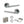 Status Nebraska Door Handle Pack (3 Lever Lock Set - 3