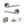 Status Nebraska Door Handle Pack (Latch Set - 3