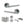 Status Nebraska Door Handle Pack (Bathroom Set - 3
