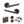 Status Nebraska Door Handle Pack (Bathroom Set - 3