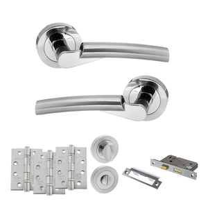 Status Florida Door Handle Pack (Bathroom Set - 2.5