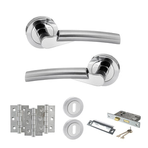 Status Florida Door Handle Pack (3 Lever Lock Set - 3