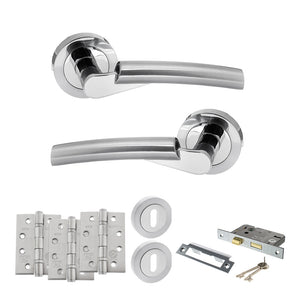 Status Florida Door Handle Pack (3 Lever Lock Set - 3
