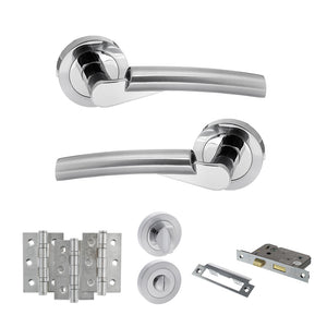 Status Florida Door Handle Pack (Bathroom Set - 2.5