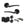 Status Indiana Door Handle Pack (Bathroom Set - 2.5