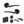 Status Indiana Door Handle Pack (Bathroom Set - 2.5