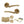 Status Indiana Door Handle Pack (3 Lever Lock Set - 3
