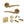 Status Indiana Door Handle Pack (Euro Lock Set - 2.5