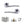 Status Indiana Door Handle Pack (Latch Set - 2.5