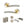 Status Indiana Door Handle Pack (Bathroom Set - 2.5