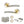 Status Indiana Door Handle Pack (3 Lever Lock Set - 3