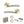 Status Indiana Door Handle Pack (3 Lever Lock Set - 3