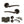Status Indiana Door Handle Pack (Bathroom Set - 3