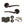 Status Indiana Door Handle Pack (3 Lever Lock Set - 3