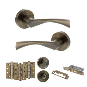 Status Colorado Door Handle Pack (Bathroom Set - 3