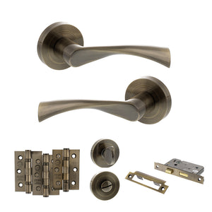 Status Colorado Door Handle Pack (Bathroom Set - 2.5