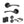 Status Colorado Door Handle Pack (3 Lever Lock Set - 2.5