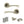 Status Colorado Door Handle Pack (Latch Set - 2.5