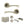 Status Colorado Door Handle Pack (Bathroom Set - 3