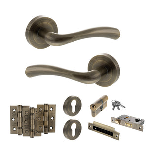 Status Texas Door Handle Pack (Euro Lock Set - 2.5