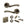 Status Texas Door Handle Pack (Euro Lock Set - 2.5