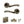 Status Texas Door Handle Pack (Latch Set - 2.5