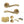 Status Texas Door Handle Pack (Bathroom Set - 2.5