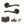 Status Texas Door Handle Pack (Latch Set - 3