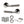 Status Dakota Door Handle Pack (3 Lever Lock Set - 3
