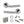Status Dakota Door Handle Pack (Euro Lock Set - 3