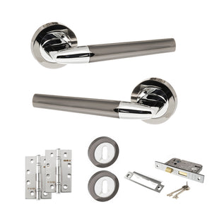 Status Tennessee Door Handle Pack (3 Lever Lock Set - 2.5