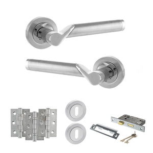 Status Hawaii Door Handle Pack (3 Lever Lock Set - 2.5