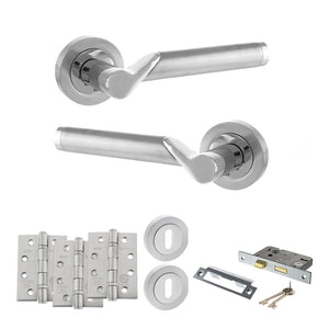 Status Hawaii Door Handle Pack (3 Lever Lock Set - 2.5