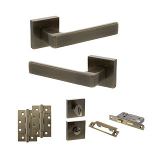 Status Montana Door Handle Pack (Bathroom Set - 3