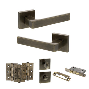 Status Montana Door Handle Pack (Bathroom Set - 2.5