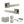 Status Montana Door Handle Pack (3 Lever Lock Set - 3