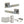 Status Montana Door Handle Pack (3 Lever Lock Set - 2.5