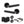 Status Carolina Door Handle Pack (3 Lever Lock Set - 2.5